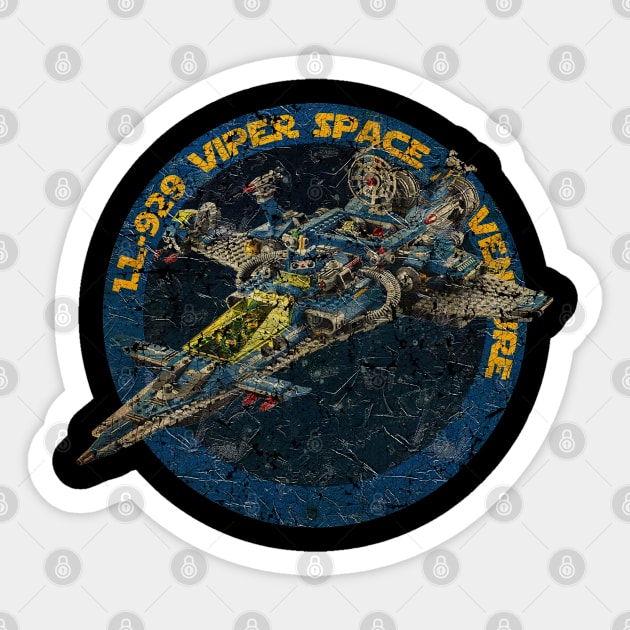 LL 929  viper Space Adventure RETRO Sticker by mamahkian